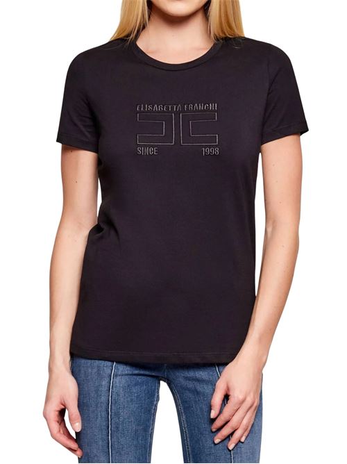 T-shirt con logo Elisabetta Franchi | MA71G61E2110